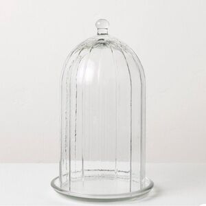 Hearth & Hand with Magnolia  11.5" Decorative Cloche Clear Dome with Base